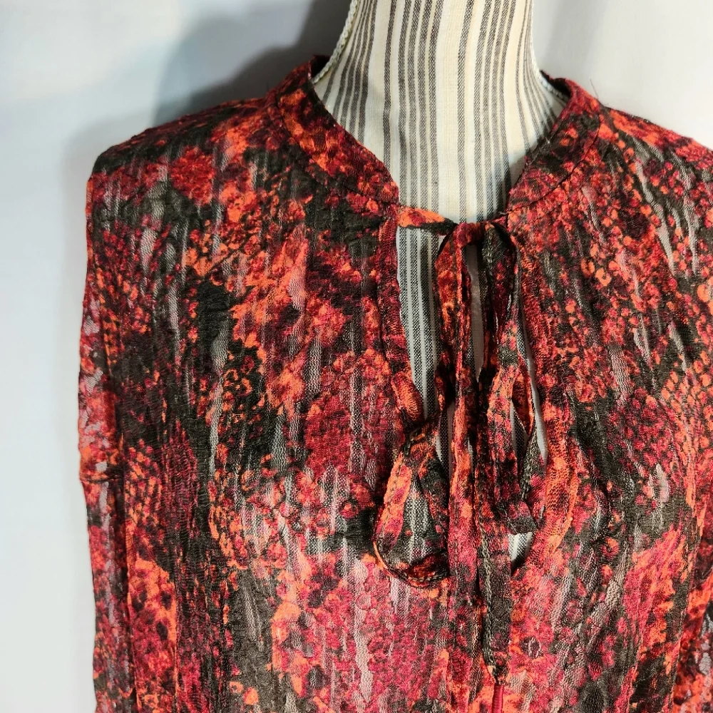 Free People NWT Out For The Night Hot Combo BOHO Top Size Medium